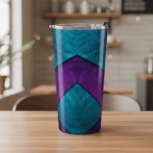 "Cobalt Temple" 20oz Insulated Tumbler - Winsome Realms