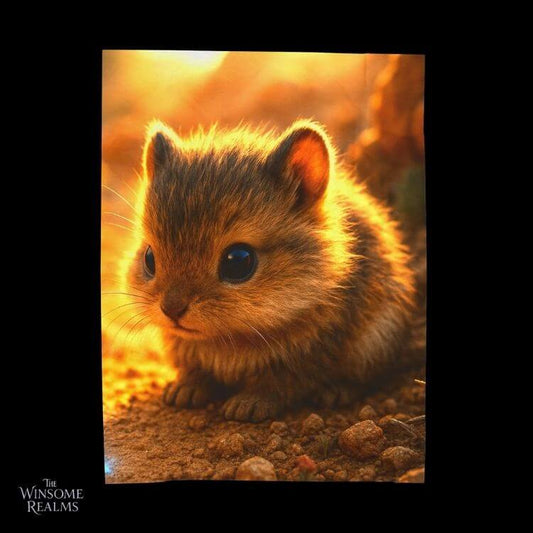 Cozy Plush Blanket — Adorable Muskrat Baby | Winsome Realms - Winsome Realms