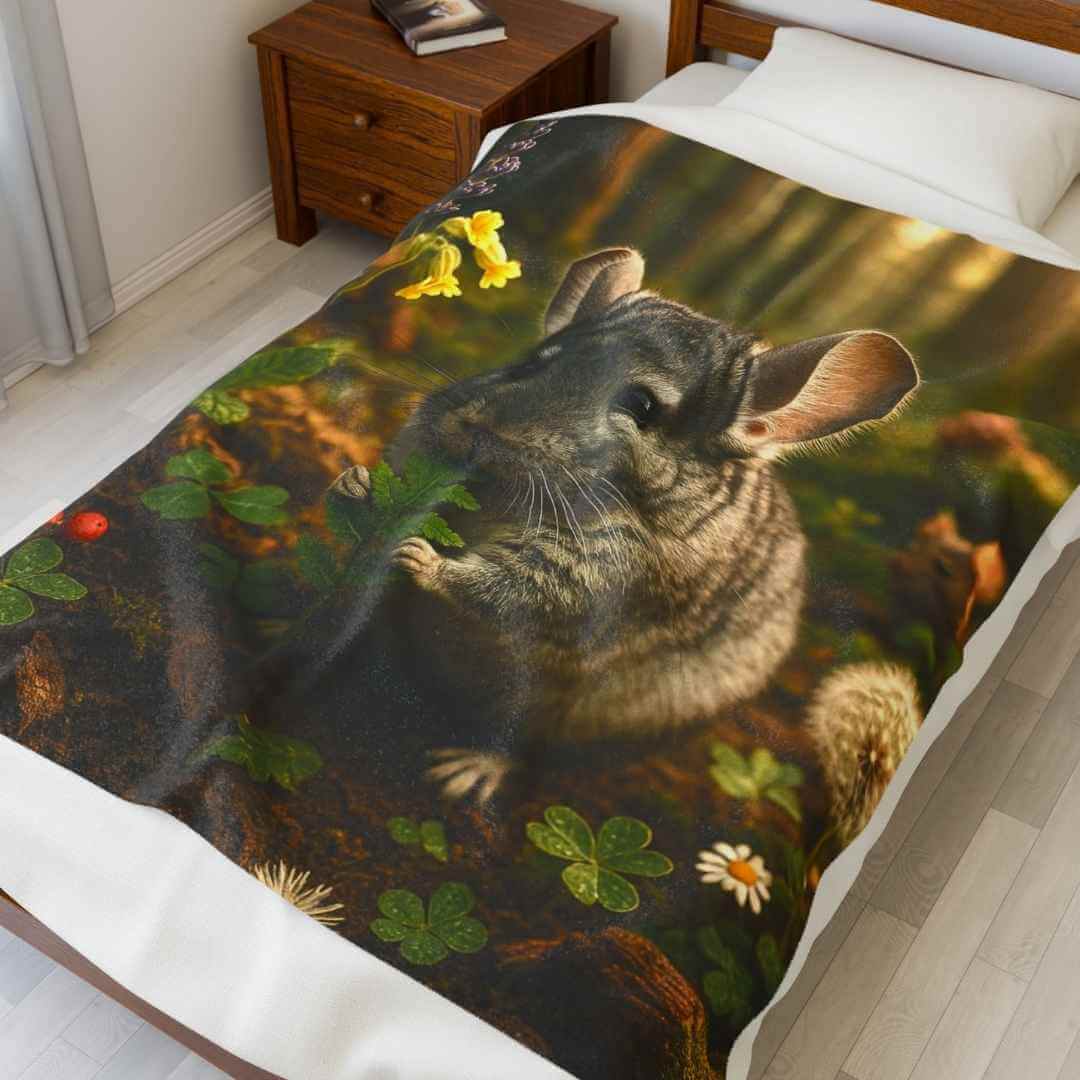 Cozy Plush Blanket — Chinchilla | Winsome Realms - Winsome Realms
