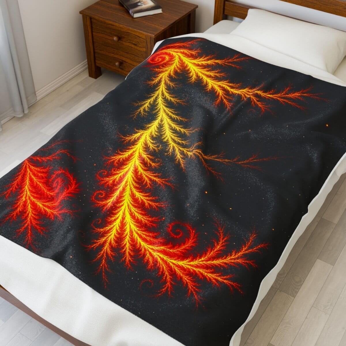 Cozy Solar Storm Plush Blanket - The Winsome Realms - Winsome Realms