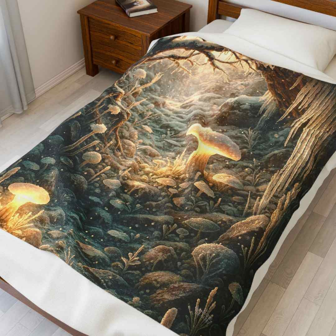 Enchanted Glowing Mushroom Forest (1 of 3) - Winsome Realms