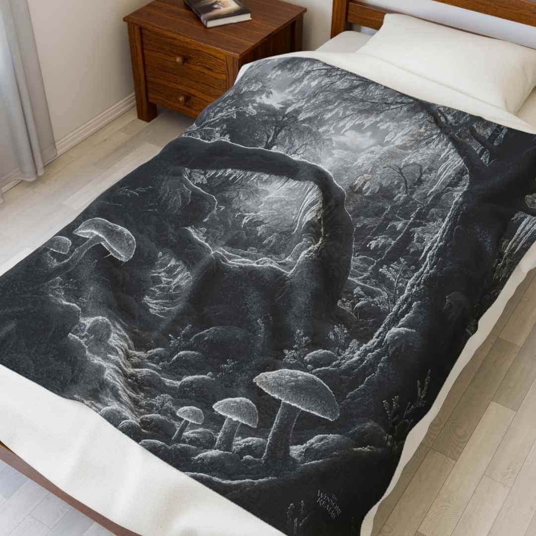 Enchanted Shadows and Light Plush Blanket - Winsome Realms