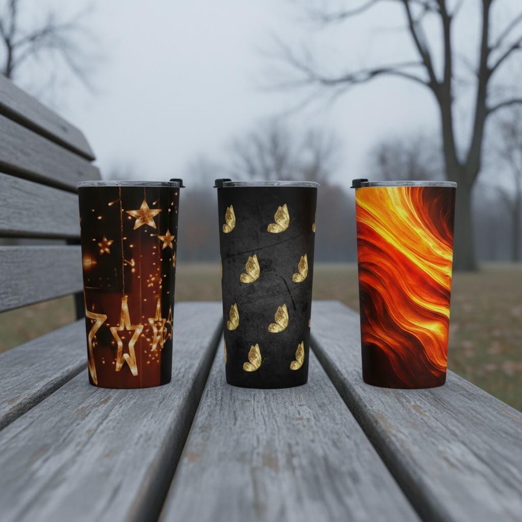 Halloween 20oz Stainless Steel Tumbler | Cozy Drinkware by Winsome Realms - Winsome Realms