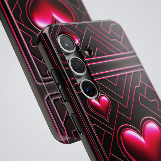 "PinkLady's Hearts" Tough Phone Case - Winsome Realms