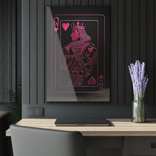 "PinkLady's Queen of Hearts" Acrylic Wall Art - Winsome Realms