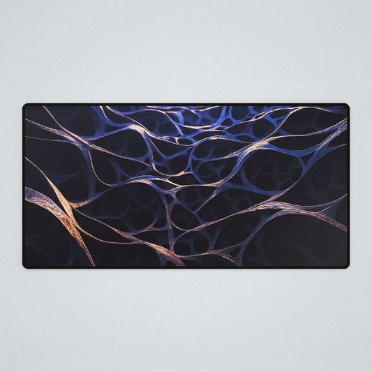 Ribbons and Holes Fractal Art Desk Mat - Winsome Realms