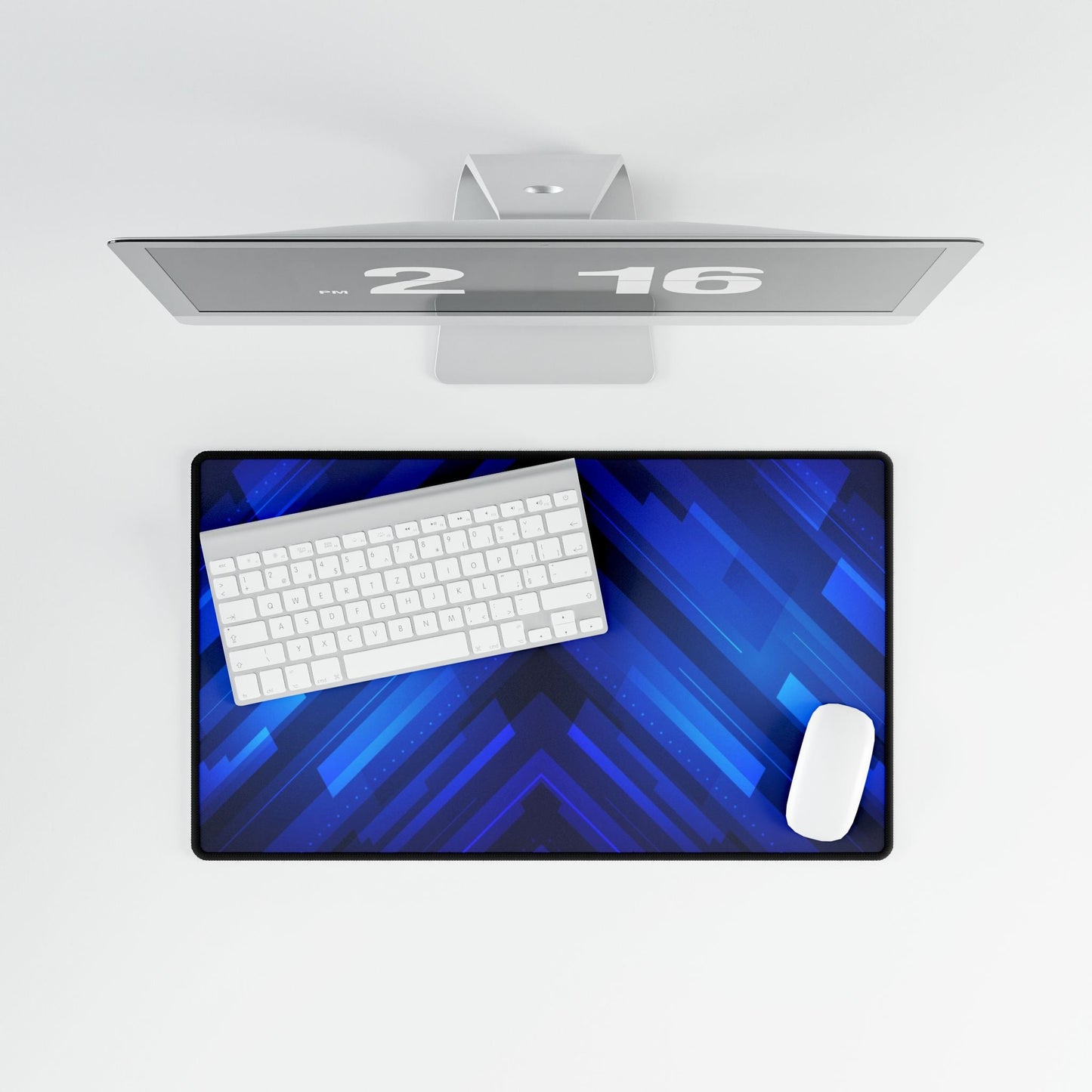 "Sapphire Shingles" Desk Mat / Mouse Pad - Winsome Realms