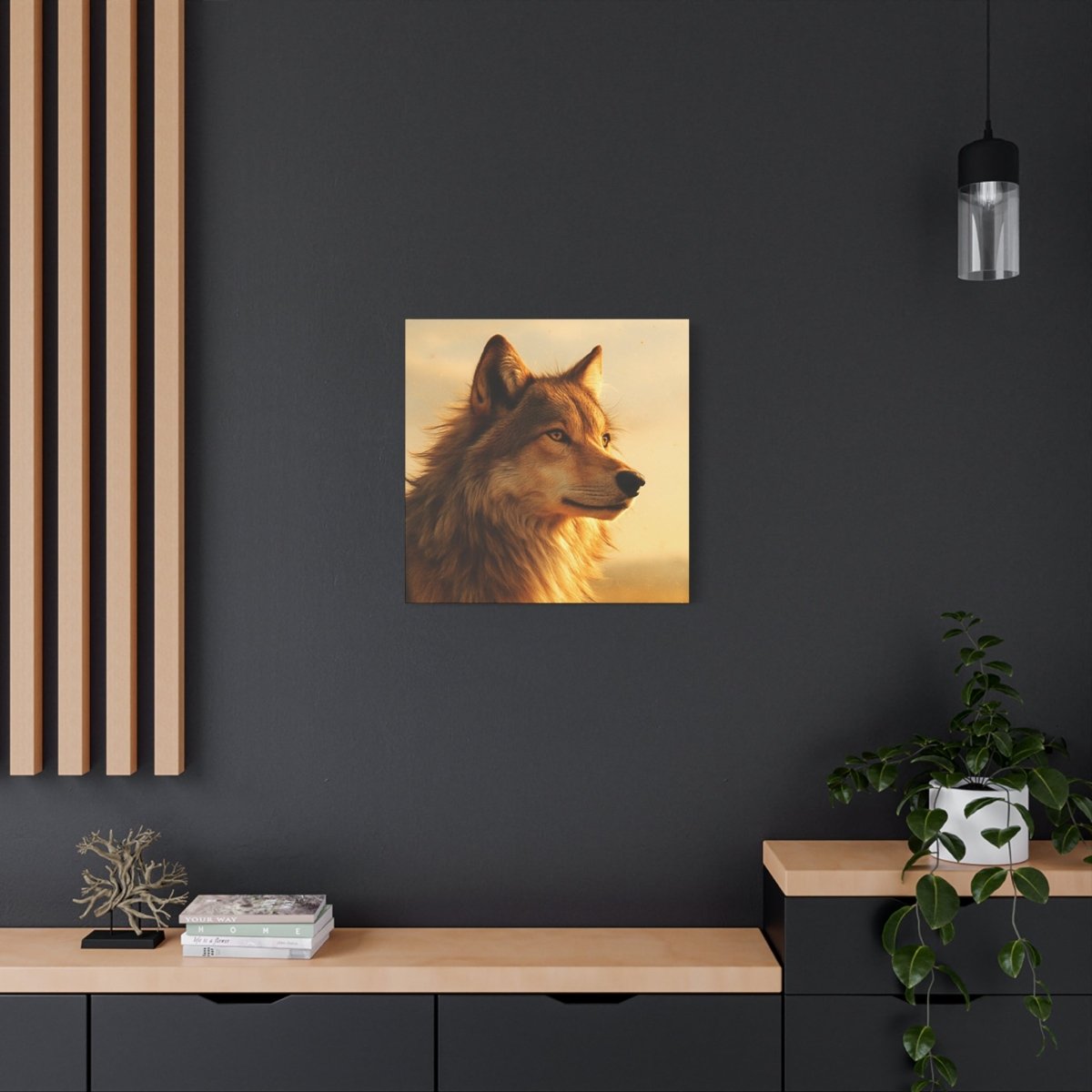 Sunfire Horizon | Matte Canvas - Stretched - Winsome Realms