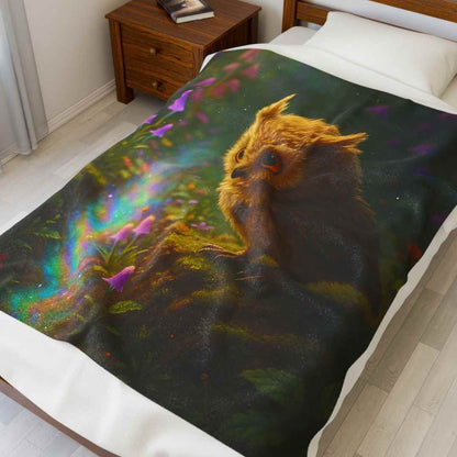 Adventurous Owl Cozy Plush Blanket | Winsome Realms