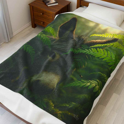 Cute Donkey - Cozy Fantasy Plush Blanket #2