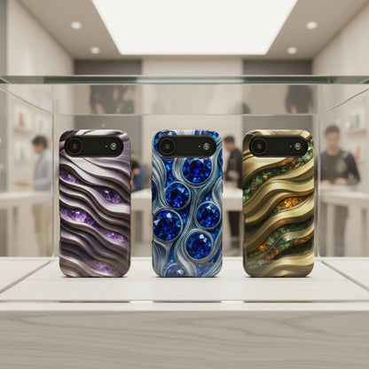 "Amethyst and Satin" Birthstones Collection | Tough Phone Case - Winsome Realms