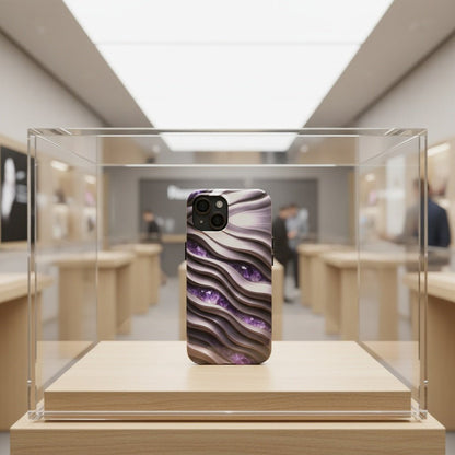 "Amethyst and Satin" Birthstones Collection | Tough Phone Case - Winsome Realms