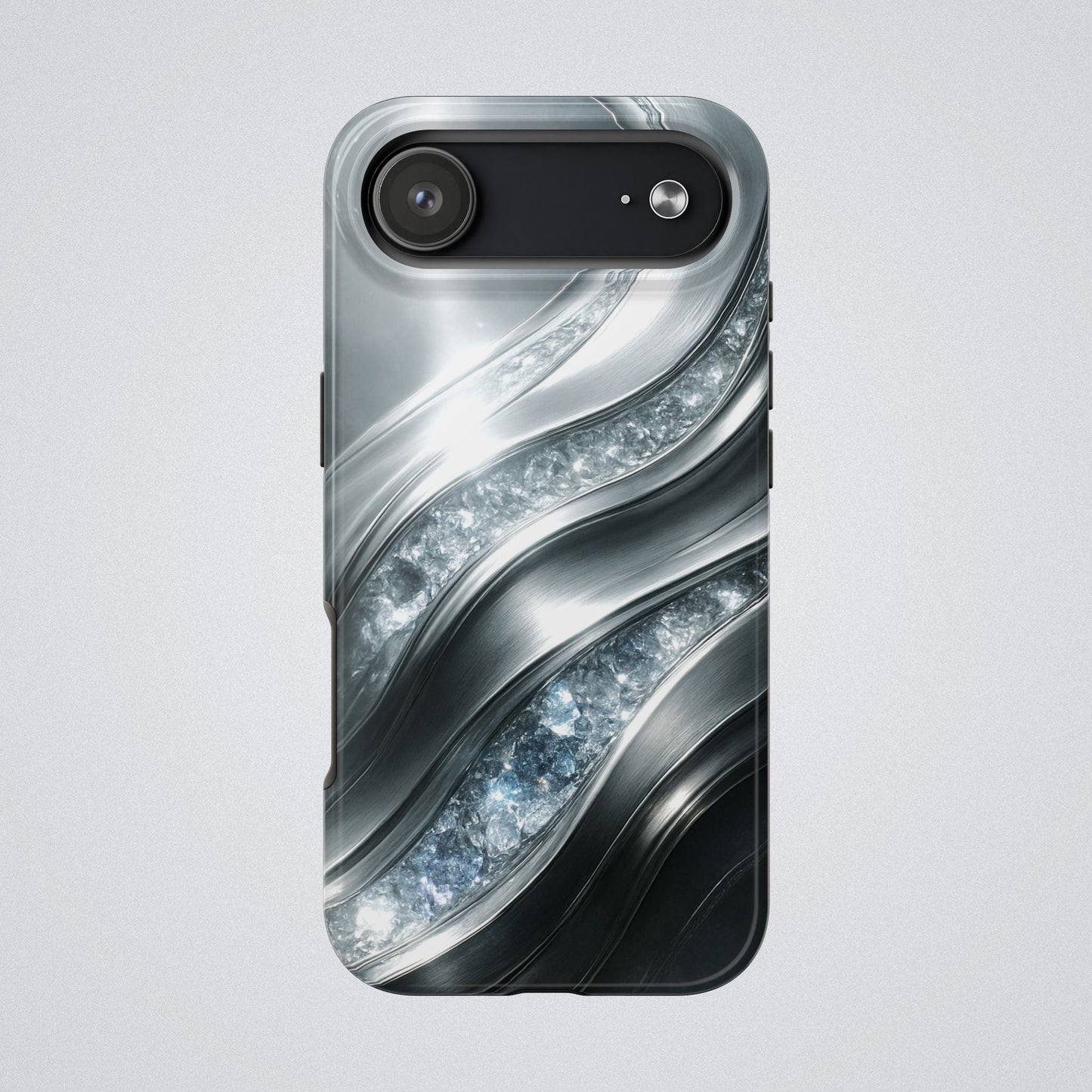 "April's diamonds in Platinum" Birthstones Collection | Tough Phone Case - Winsome Realms