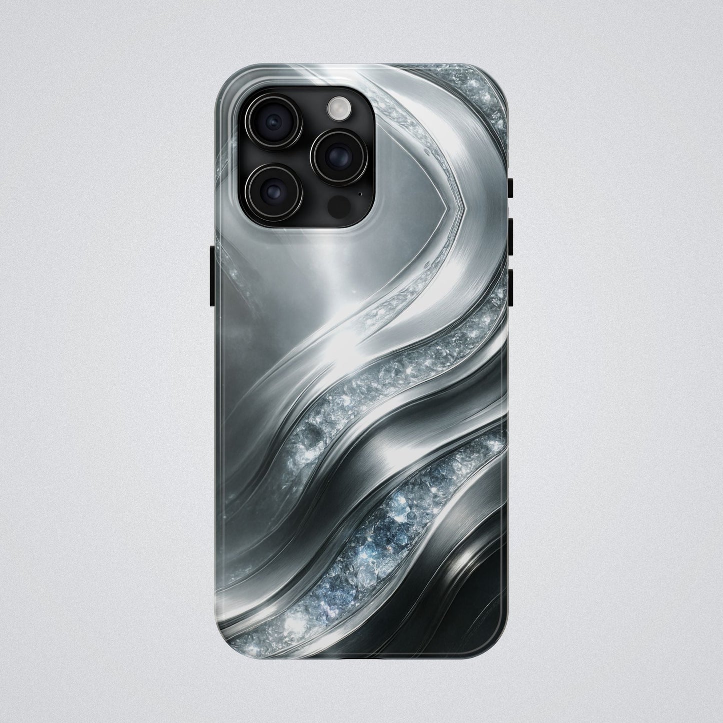 "April's diamonds in Platinum" Birthstones Collection | Tough Phone Case - Winsome Realms