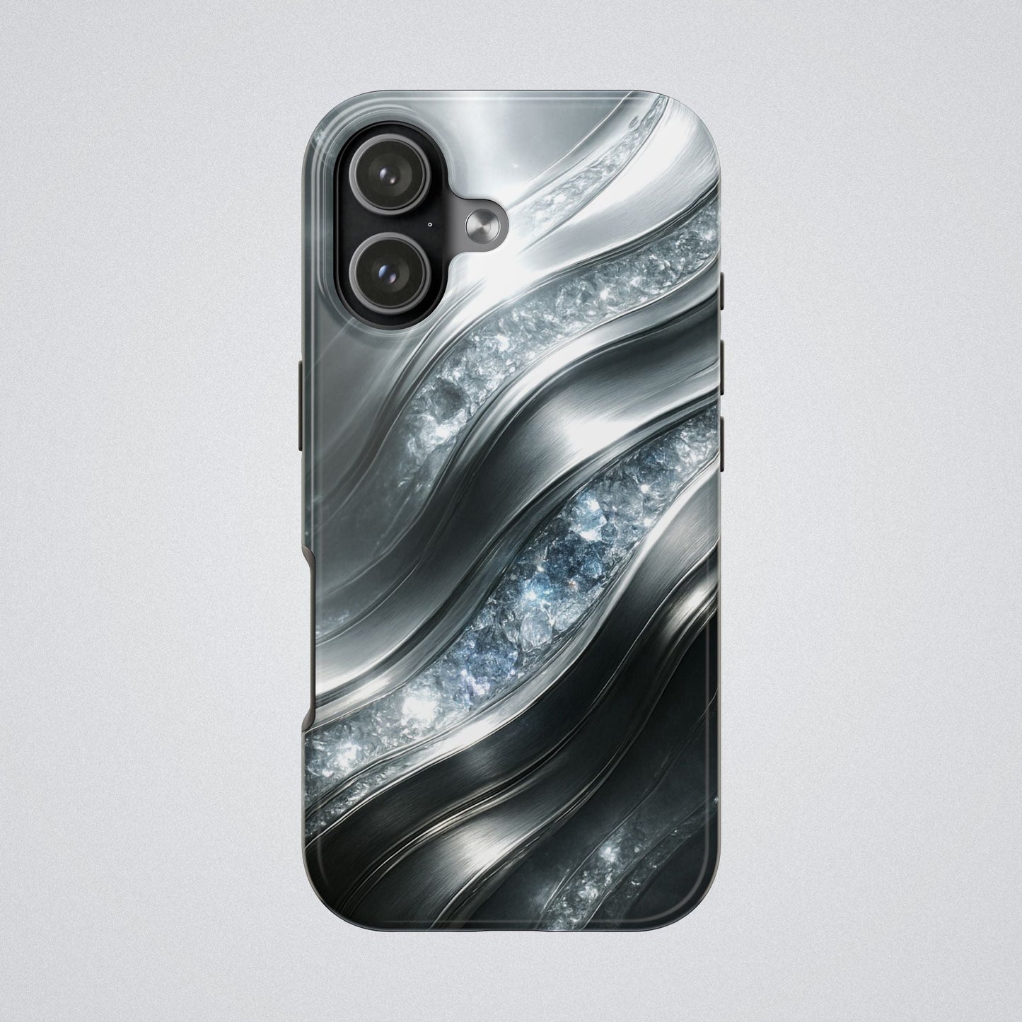 "April's diamonds in Platinum" Birthstones Collection | Tough Phone Case - Winsome Realms