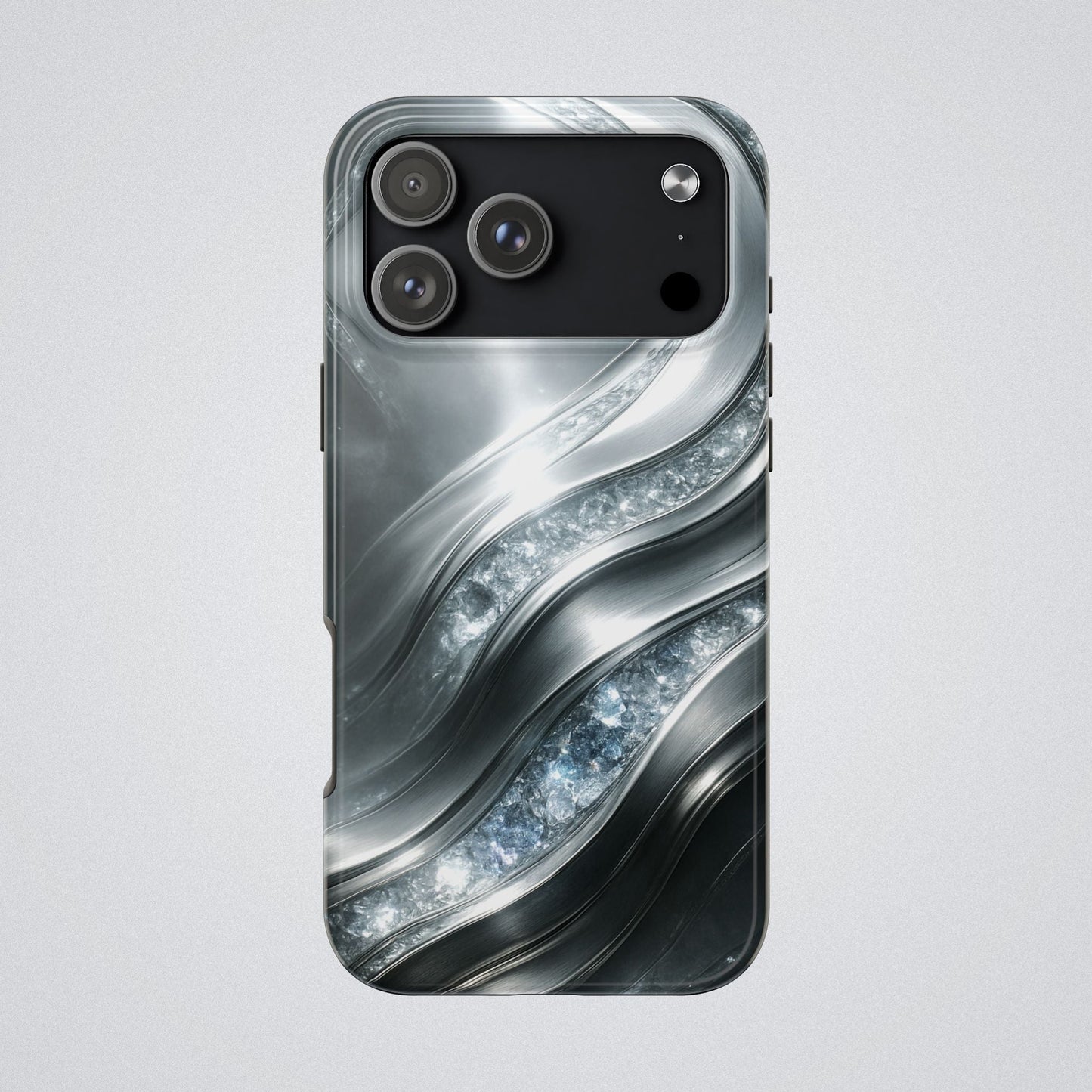 "April's diamonds in Platinum" Birthstones Collection | Tough Phone Case - Winsome Realms