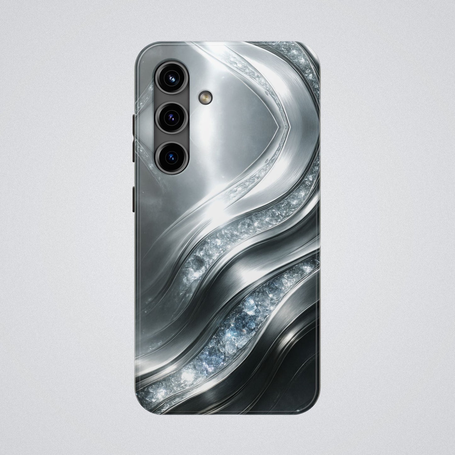 "April's diamonds in Platinum" Birthstones Collection | Tough Phone Case - Winsome Realms