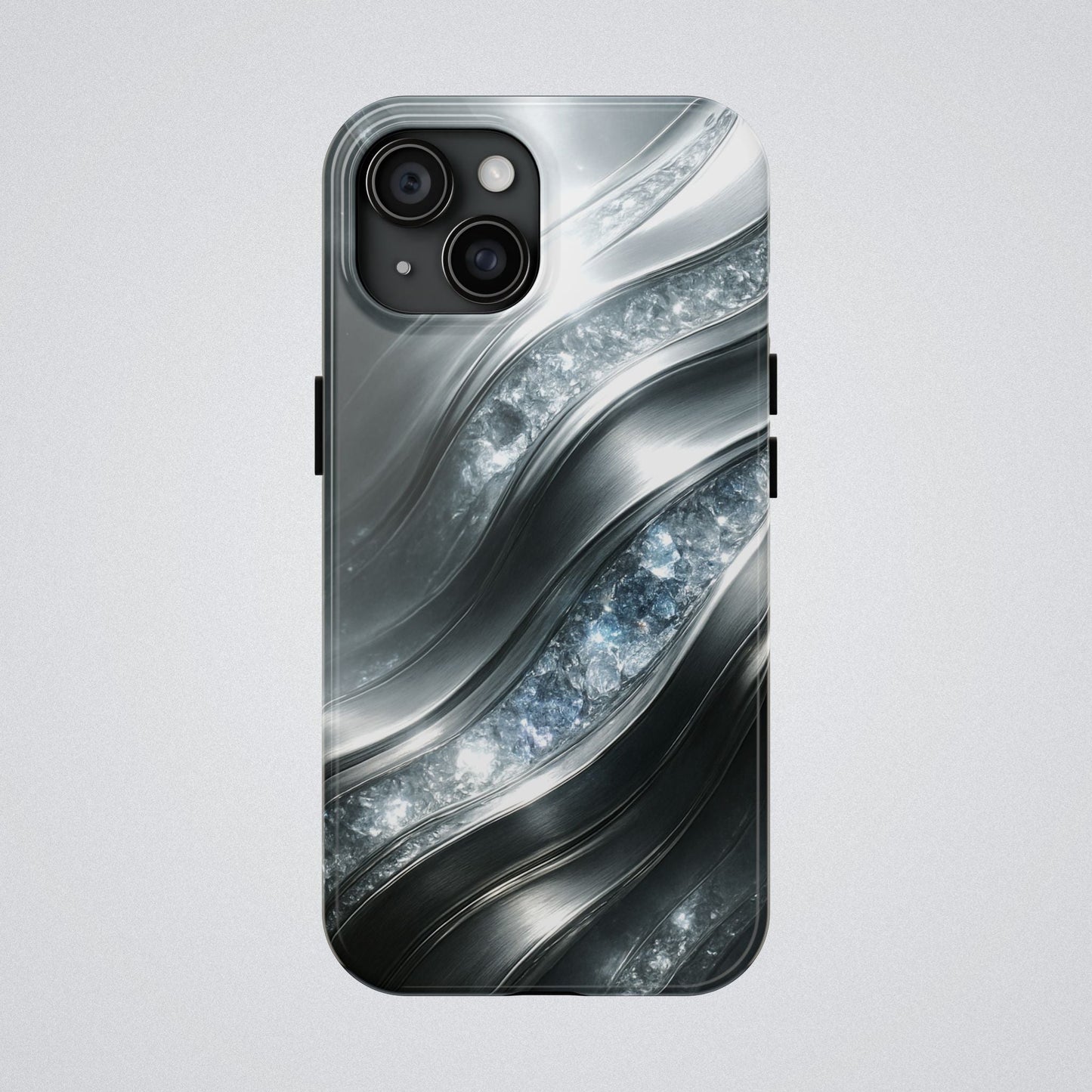 "April's diamonds in Platinum" Birthstones Collection | Tough Phone Case - Winsome Realms