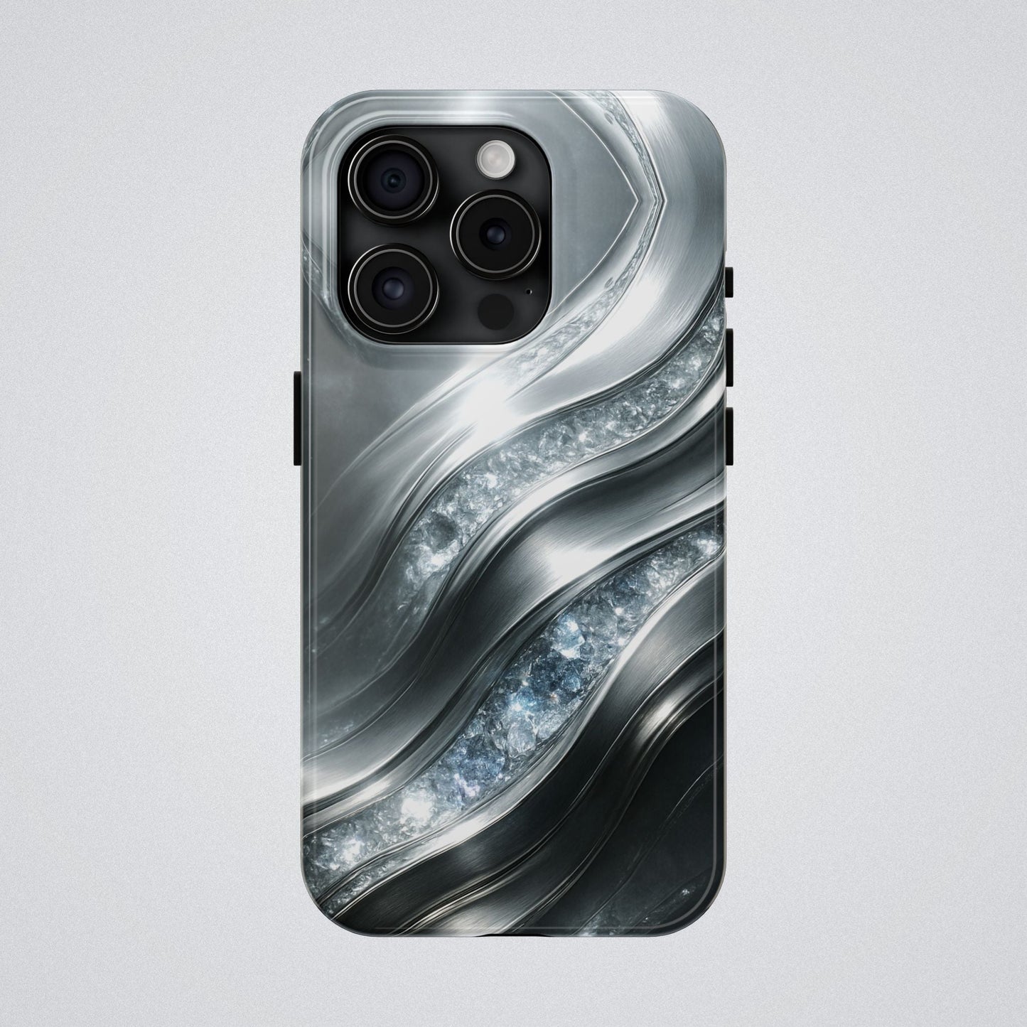 "April's diamonds in Platinum" Birthstones Collection | Tough Phone Case - Winsome Realms