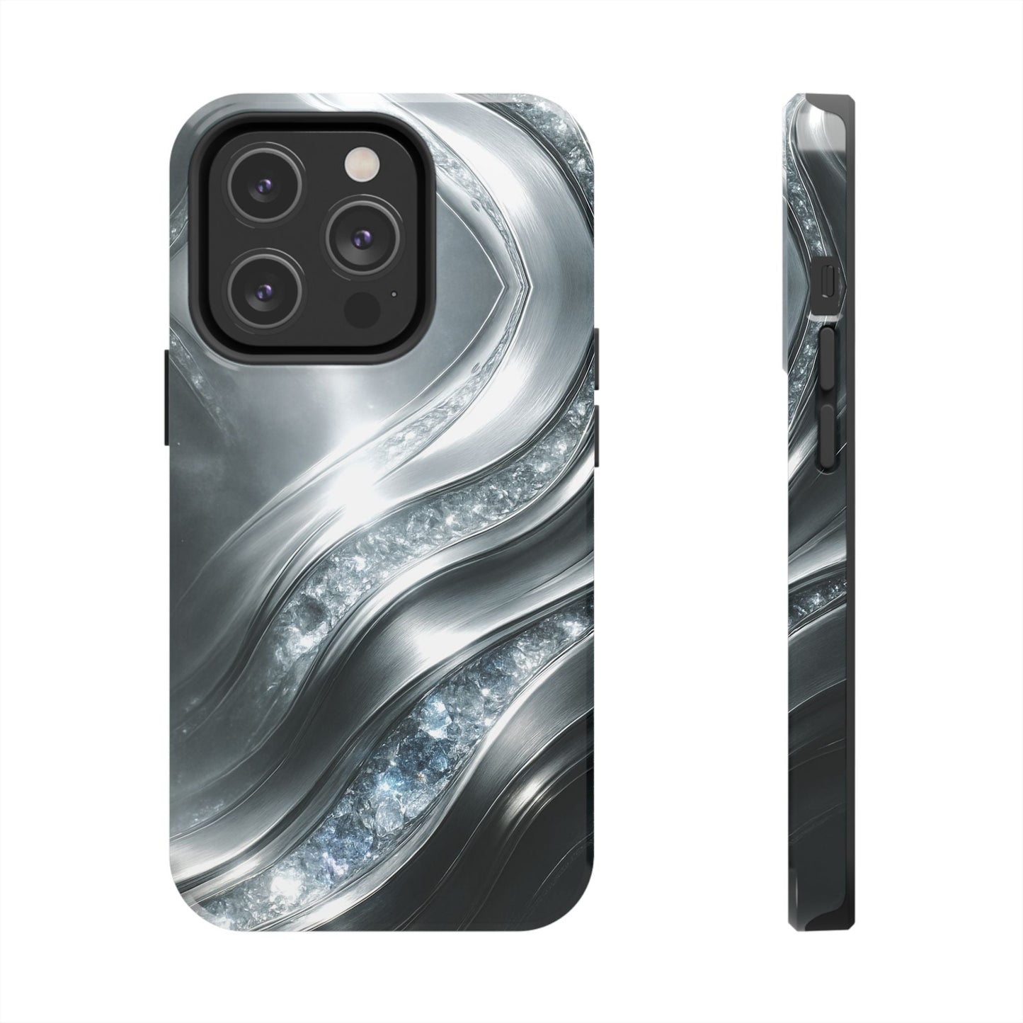 "April's diamonds in Platinum" Birthstones Collection | Tough Phone Case - Winsome Realms