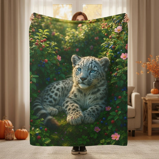 Baby Snow Leopard - Winsome Realms - Winsome Realms