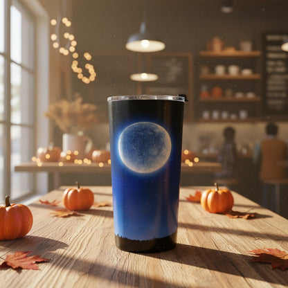 Blue Moons Rising 20oz Insulated Tumbler | Winsome Realms - Winsome Realms