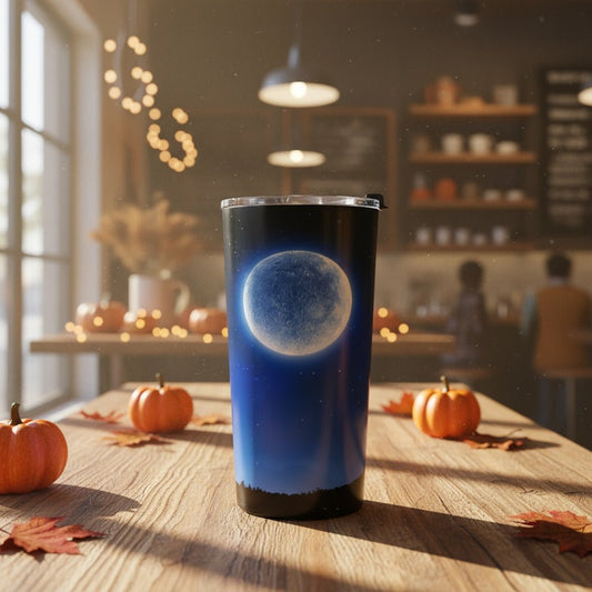 Blue Moons Rising 20oz Insulated Tumbler | Winsome Realms - Winsome Realms