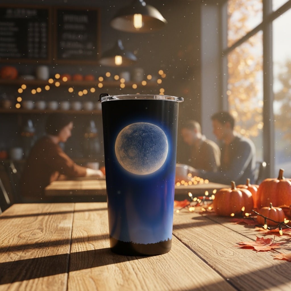 Blue Moons Rising 20oz Insulated Tumbler | Winsome Realms - Winsome Realms