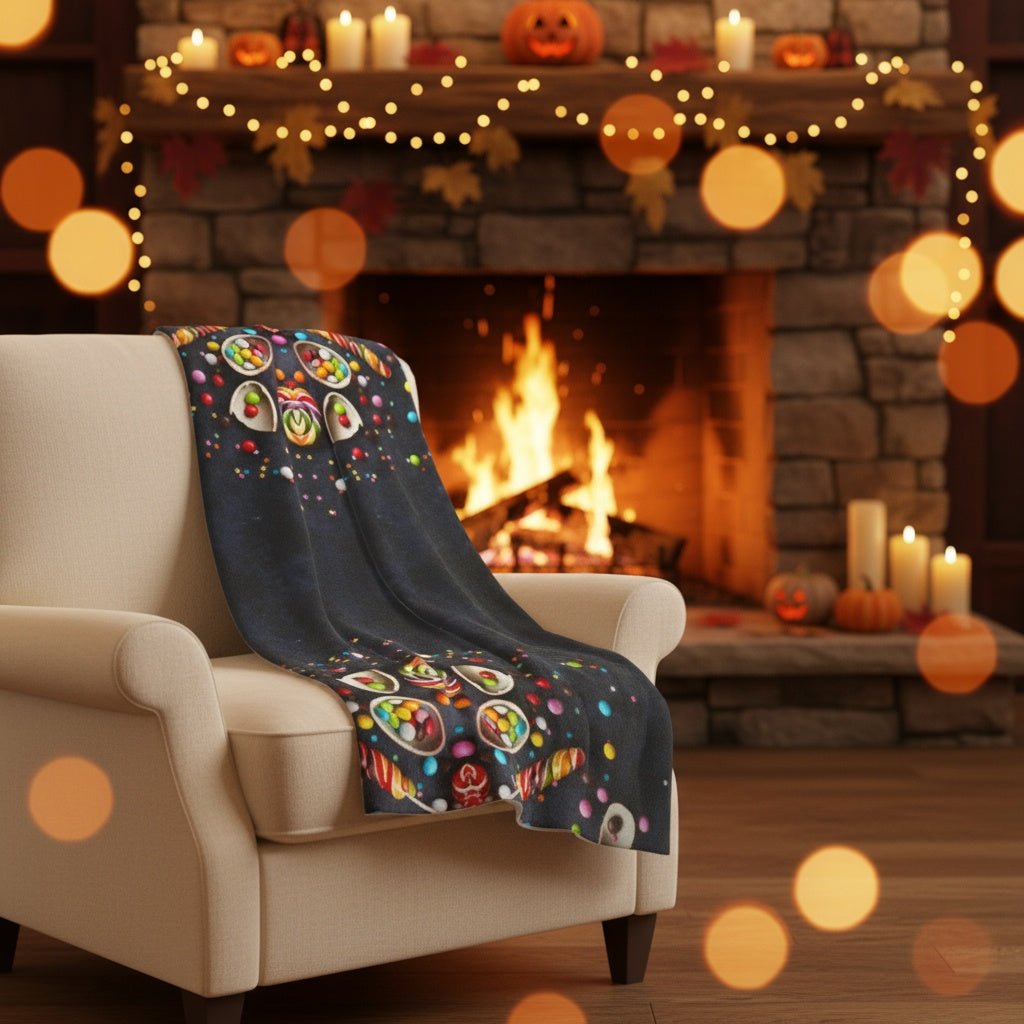 "Candied Dreams" Plush Blanket - Winsome Realms - Winsome Realms