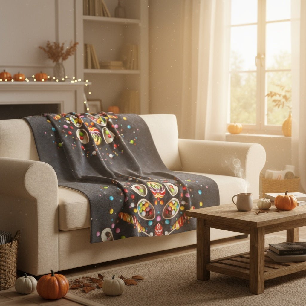 "Candied Dreams" Plush Blanket - Winsome Realms - Winsome Realms