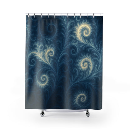"Cerulean Showers" Shower Curtain - Winsome Realms