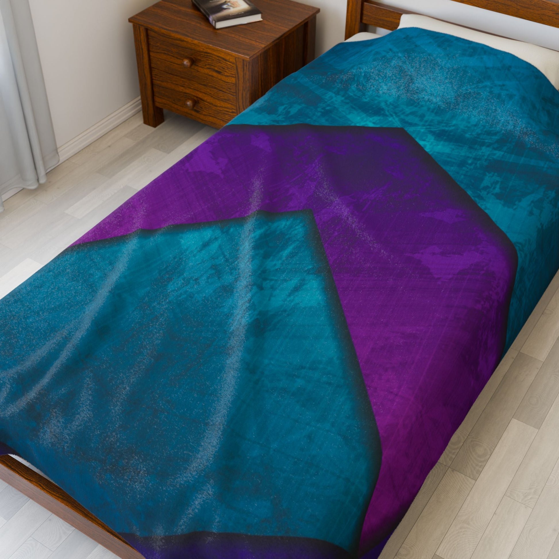 "Cobalt Ancients" Plush Blanket - Winsome Realms