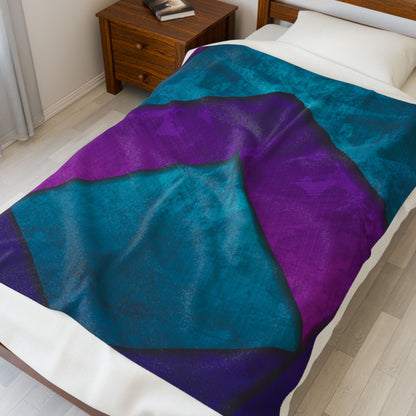 "Cobalt Ancients" Plush Blanket - Winsome Realms