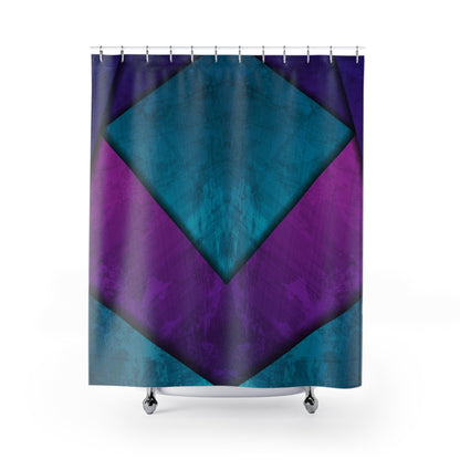 "Cobalt Ancients" Shower Curtain - Winsome Realms
