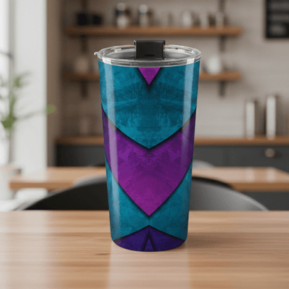 "Cobalt Temple" 20oz Insulated Tumbler - Winsome Realms