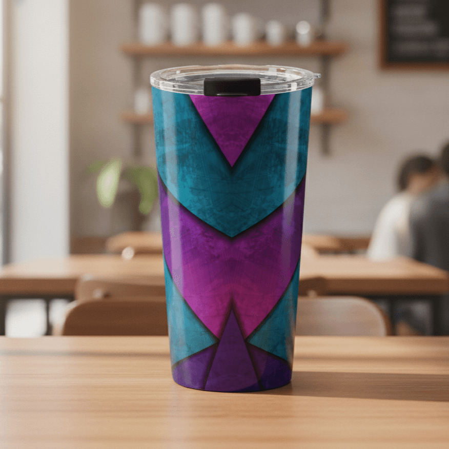 "Cobalt Temple" 20oz Insulated Tumbler - Winsome Realms