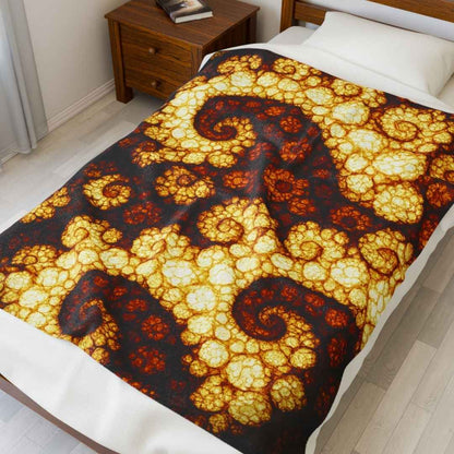 Cozy Bubbly Blooms Plush Blanket - The Winsome Realms - Winsome Realms
