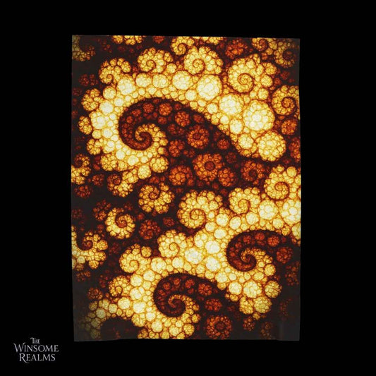 Cozy Bubbly Blooms Plush Blanket - The Winsome Realms - Winsome Realms