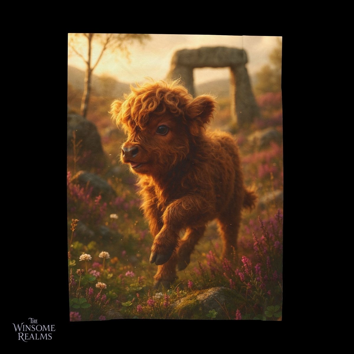 Cozy Highland Cow | Soft Plush Blanket - Winsome Realms
