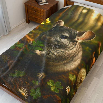 Cozy Plush Blanket — Chinchilla | Winsome Realms - Winsome Realms