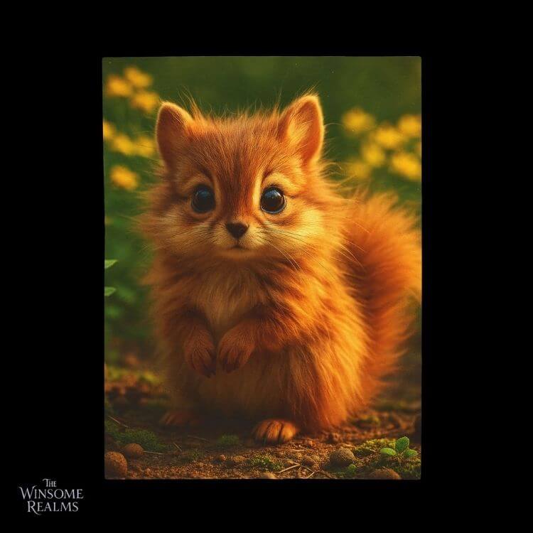 Cozy Plush Blanket — Puffball Chipmunk | Winsome Realms - Winsome Realms