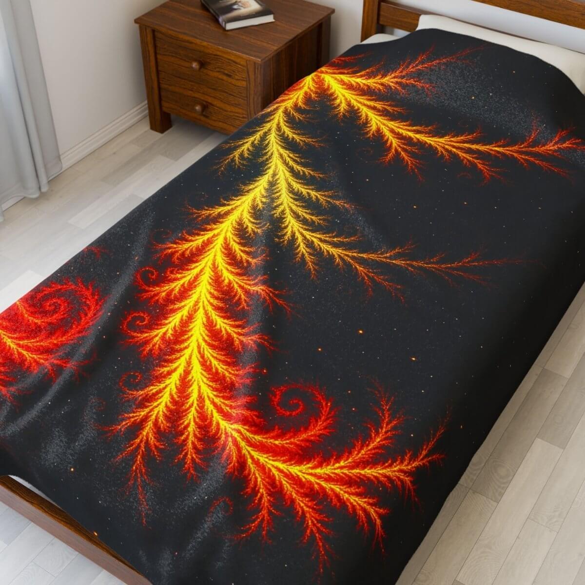 Cozy Solar Storm Plush Blanket - The Winsome Realms - Winsome Realms