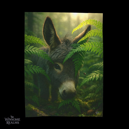 Cute Donkey - Cozy Fantasy Plush Blanket 2 - Winsome Realms