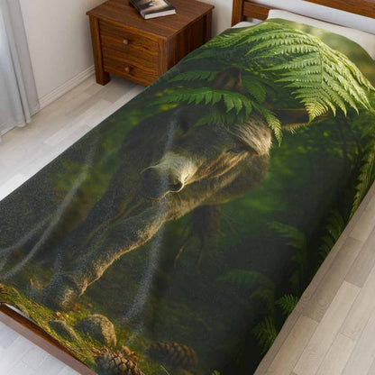 Cute Donkey - Cozy Fantasy Plush Blanket 3 - Winsome Realms