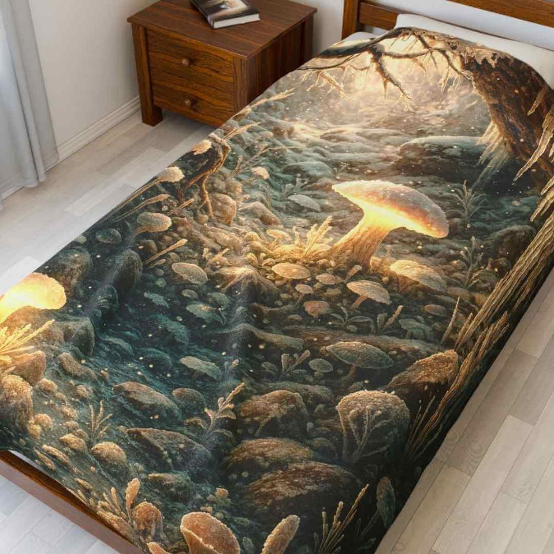 Enchanted Glowing Mushroom Forest (1 of 3) - Winsome Realms