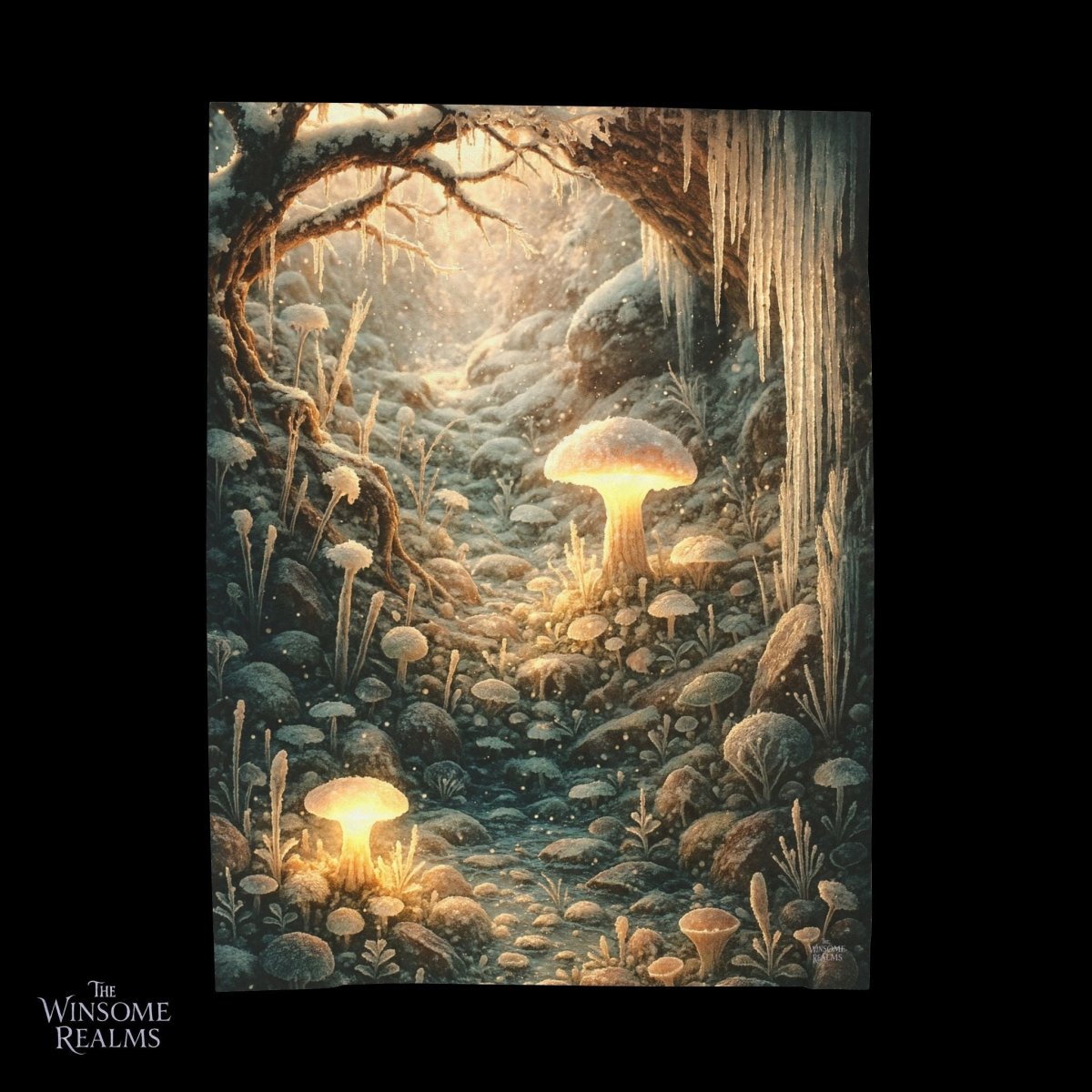 Enchanted Glowing Mushroom Forest (1 of 3) - Winsome Realms