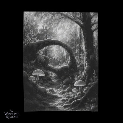 Enchanted Shadows and Light Plush Blanket - Winsome Realms