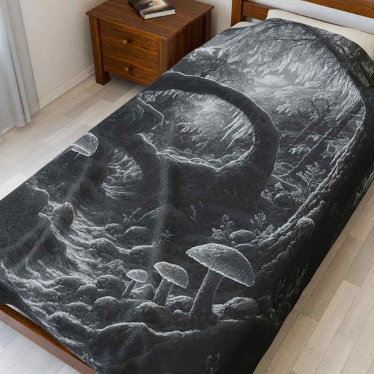Enchanted Shadows and Light Plush Blanket - Winsome Realms