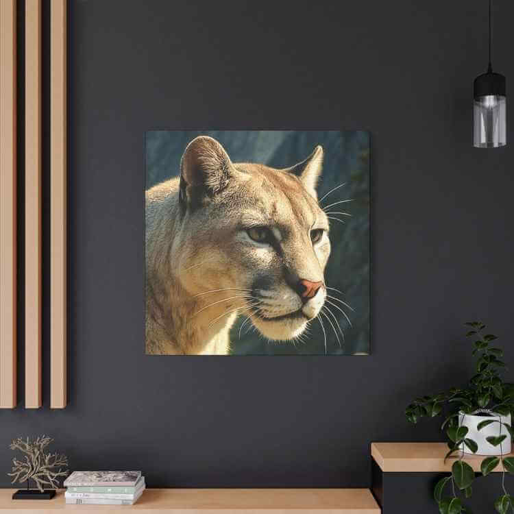 Eyes of a Canyon King | Matte Canvas - Stretched - Winsome Realms