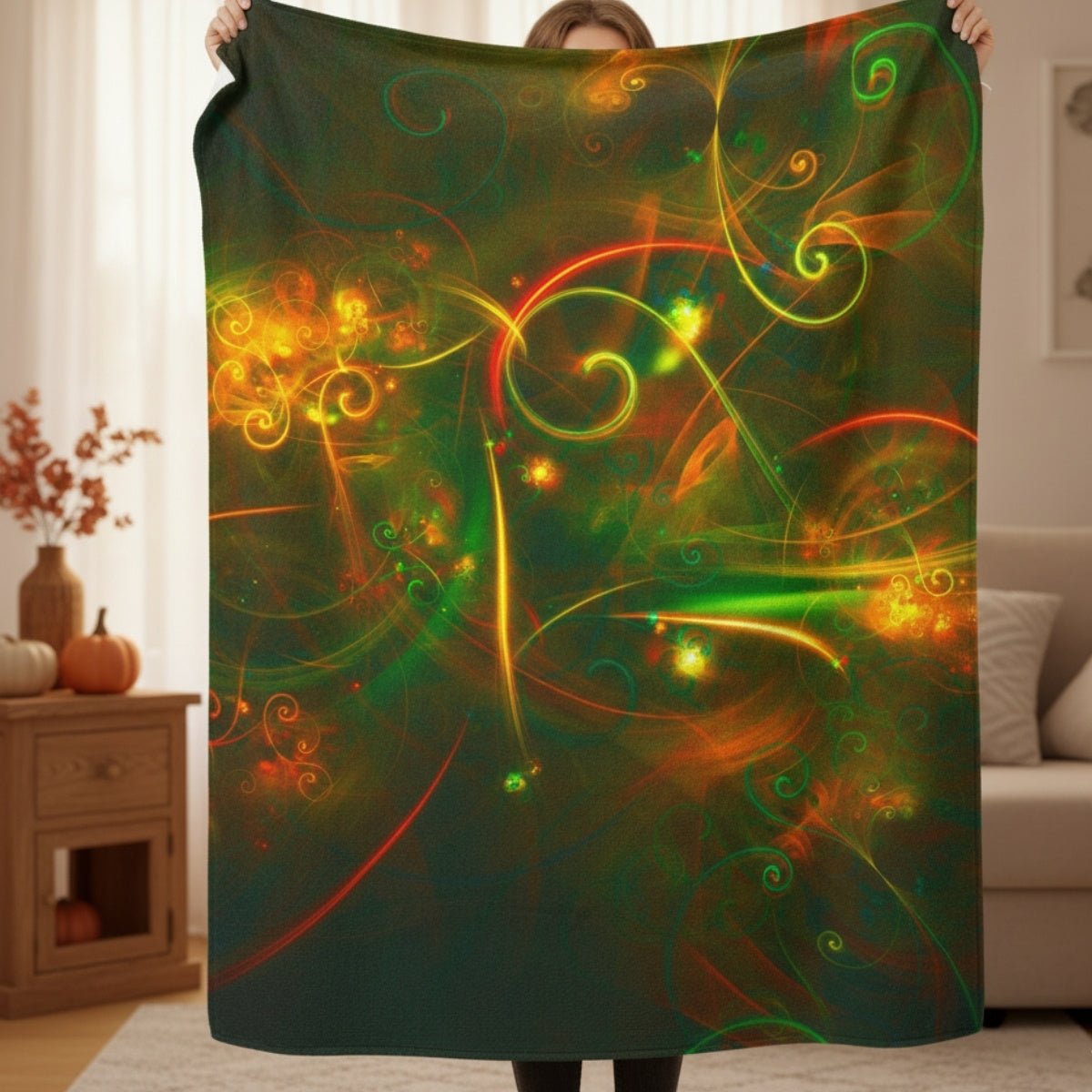 "Festivity Streamers" Plush Blanket - Winsome Realms